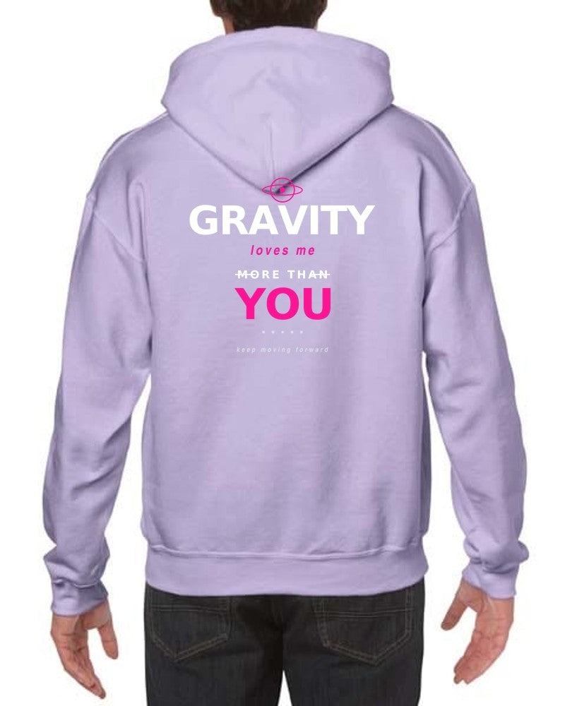 BoldCurves 'Gravity Loves Me' Hoodie & Vest — Dames Sportkleding met Rugprint