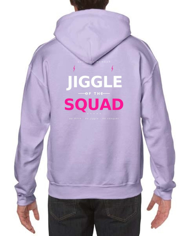 BoldCurves 'Jiggle Squad' Hoodie & Vest — Dames Sportkleding met Rugprint