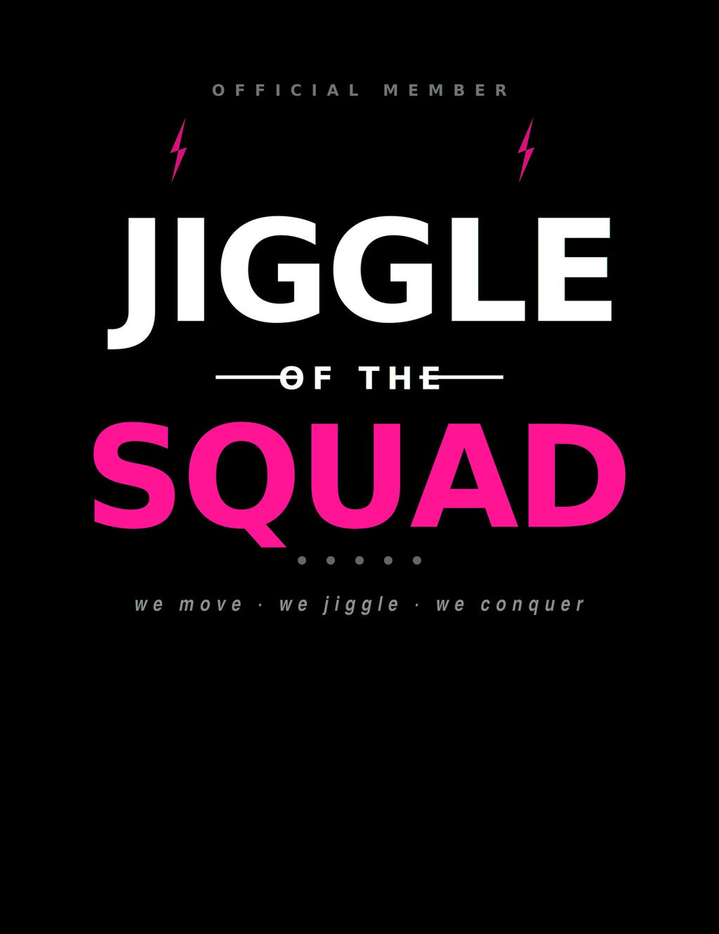 BoldCurves 'Jiggle Squad' Hoodie & Vest — Dames Sportkleding met Rugprint