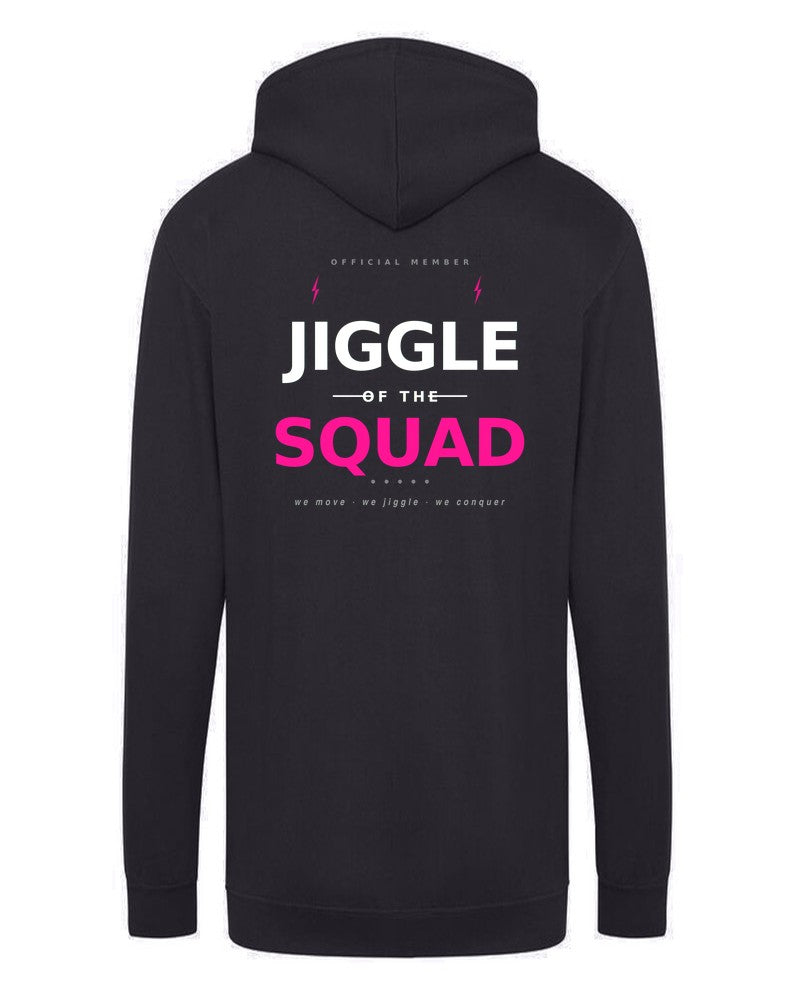 BoldCurves 'Jiggle Squad' Hoodie & Vest — Dames Sportkleding met Rugprint
