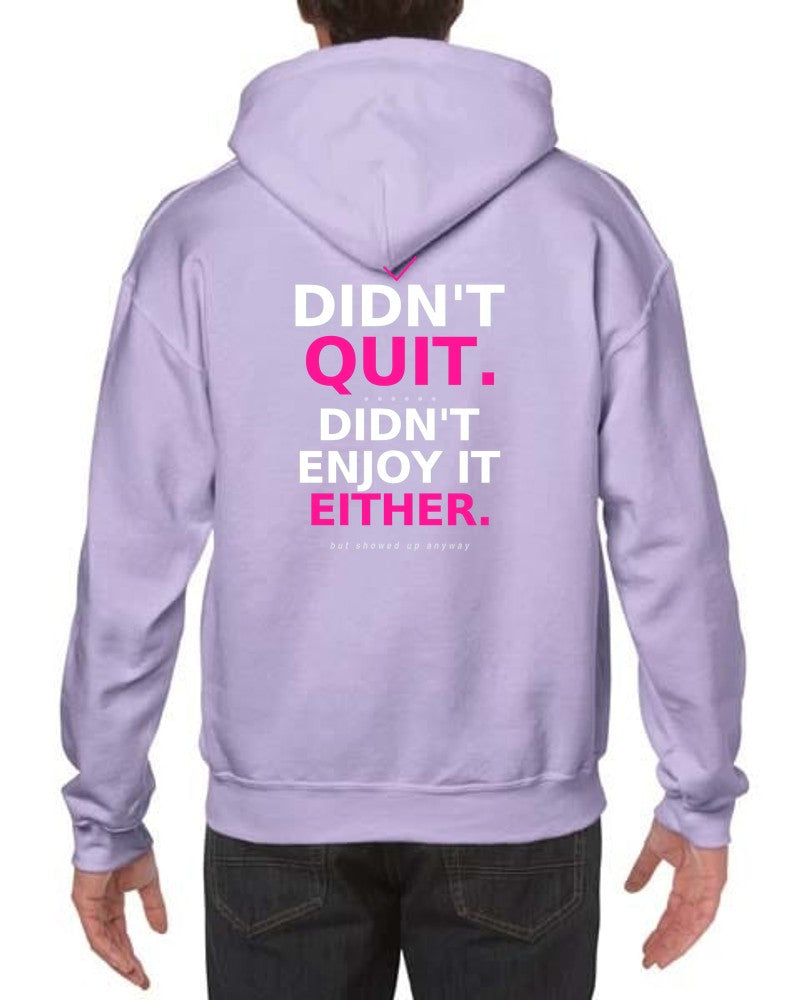 BoldCurves 'Didn't Quit' Hoodie & Vest — Dames Sportkleding met Rugprint