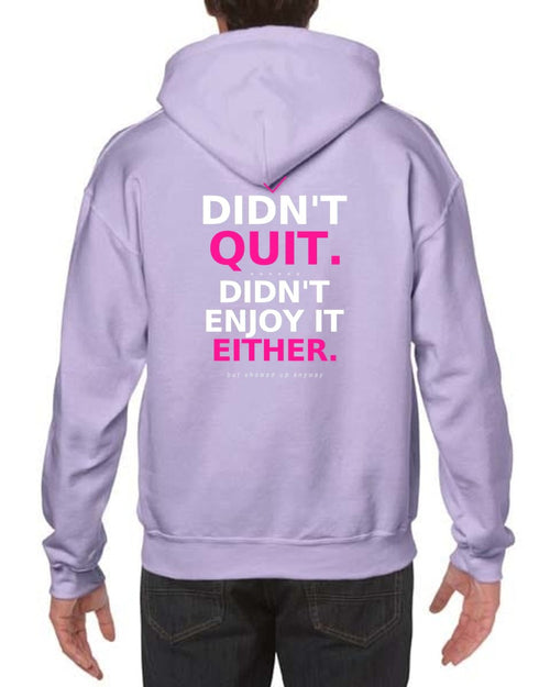 BoldCurves 'Didn't Quit' Hoodie & Vest — Dames Sportkleding met Rugprint