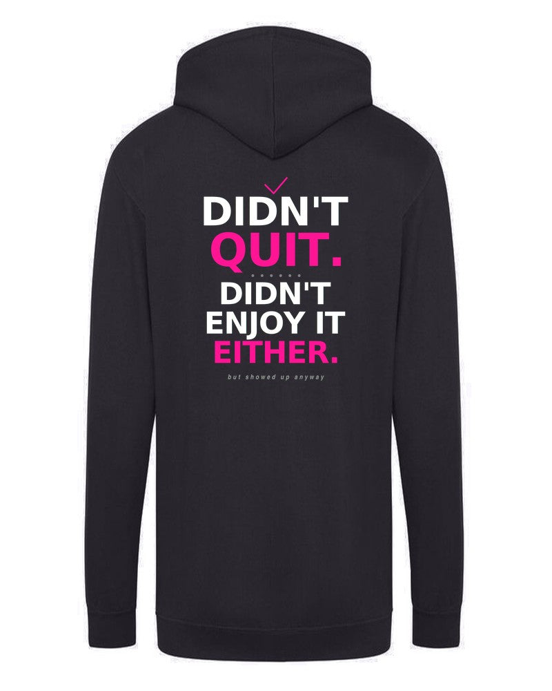 BoldCurves 'Didn't Quit' Hoodie & Vest — Dames Sportkleding met Rugprint